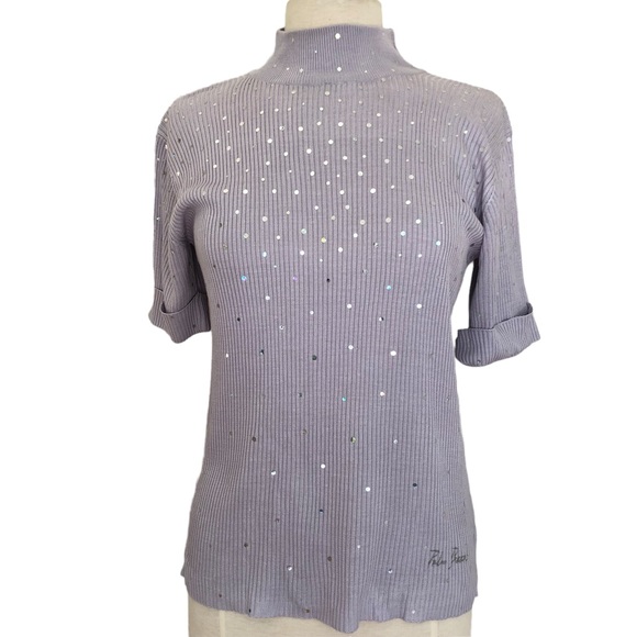 Palm Dreams Palm Desert Ribbed High Neck Top - Picture 2 of 9